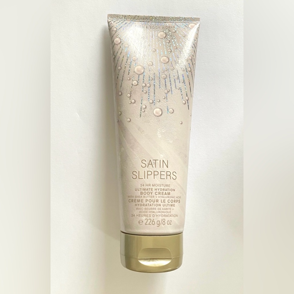 NEW Bath and Body Works Body Cream - Satin Slippers Scent